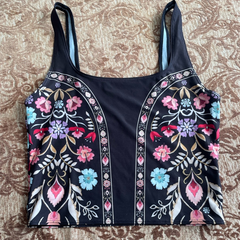 Yoga Democracy crop tank